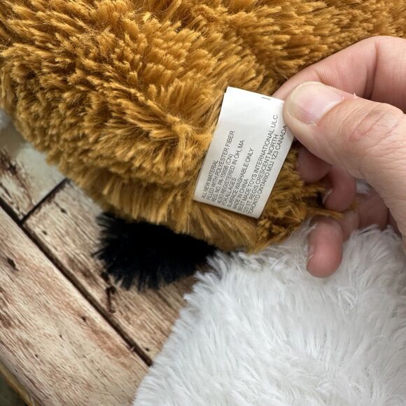 Best Made XL Large St Bernard Laying Down Dog Plush Brown White Floppy Beethoven - Picture 6 of 8